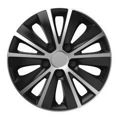pokrovi koles - rapide silver&black, 15 - 4 kos